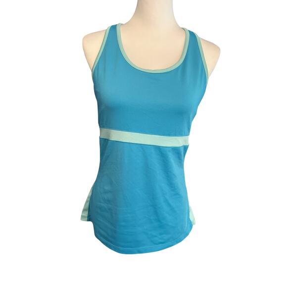 Fila Athletic Tank Blue/Green Large - Picture 1 of 4